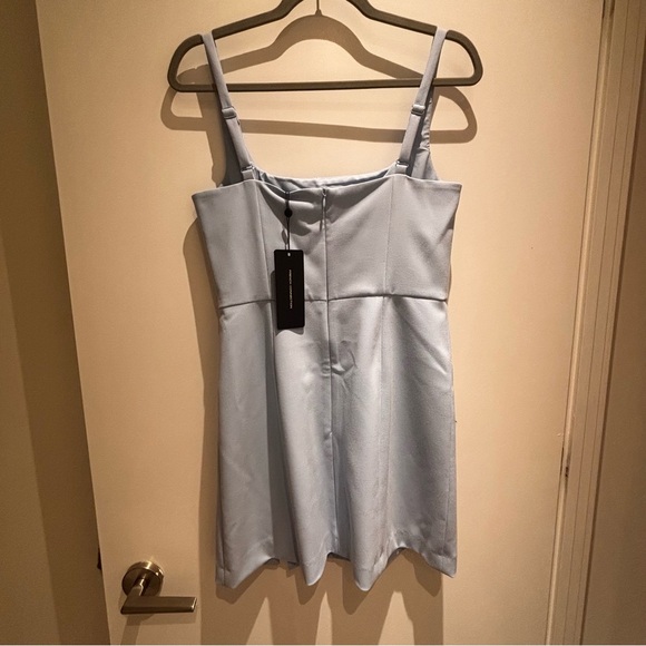 French Connection Light Blue Mini Dress NWT - Picture 5 of 7